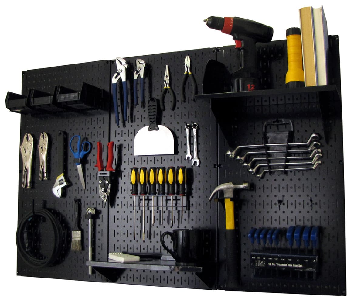 Wall Control Metal Pegboard Kit